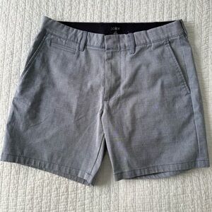 J. Crew Men’s Blue 7” Oxford Tech Shorts Size 32 Waist